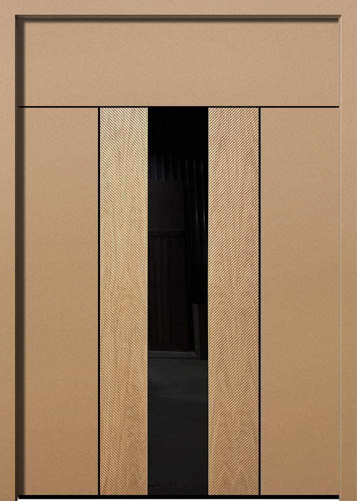 Шпон с фрезеровкой Combo 05 дуб натуральный тангенциальный ДСФББ