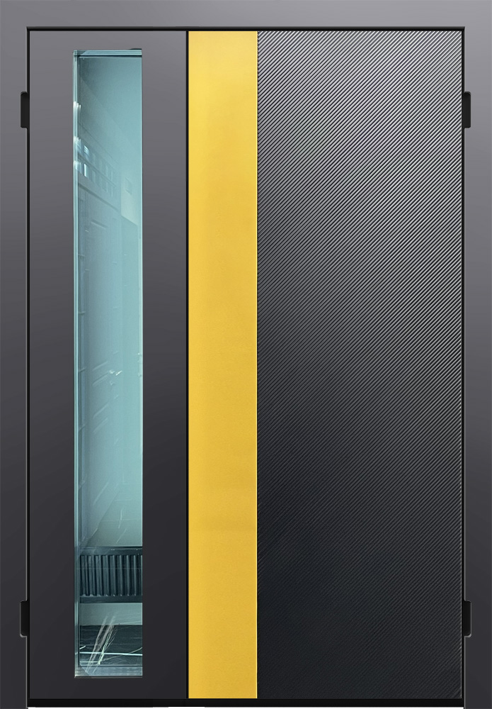 Эмаль с фрезеровкой Ral 9005 Combo 06 ОСФБ