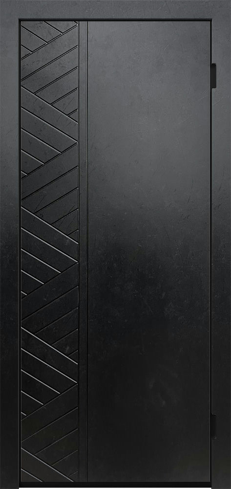 Экошпон с фрезеровкой лофт черный LS 00 929-2